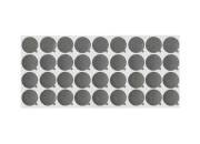 Srebrna samolepljiva aluminijumska zaptivka 33mm - 32 kom Srebrna samolepljiva aluminijumska zaptivka 33mm - 32 kom