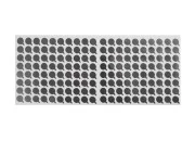Srebrna samolepljiva aluminijumska zaptivka 10mm - 160 kom Srebrna samolepljiva aluminijumska zaptivka 10mm - 160 kom