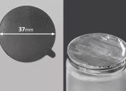Srebrna samolepljiva aluminijumska zaptivka 37mm - 18 kom Srebrna samolepljiva aluminijumska zaptivka 37mm - 18 kom