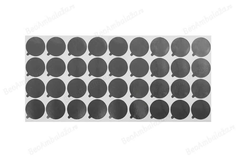 Srebrna samolepljiva aluminijumska zaptivka 40mm - 36 kom-dimenzije_slike