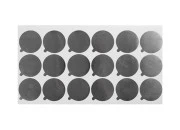 Srebrna samolepljiva aluminijumska zaptivka 41mm - 18 kom Srebrna samolepljiva aluminijumska zaptivka 41mm - 18 kom