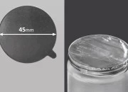 Srebrna samolepljiva aluminijumska zaptivka 45mm - 12 kom Srebrna samolepljiva aluminijumska zaptivka 45mm - 12 kom
