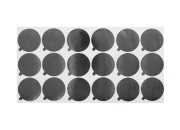 Srebrna samolepljiva aluminijumska zaptivka 45mm - 12 kom Srebrna samolepljiva aluminijumska zaptivka 45mm - 12 kom