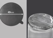 Srebrna samolepljiva aluminijumska zaptivka 49mm - 12 kom Srebrna samolepljiva aluminijumska zaptivka 49mm - 12 kom