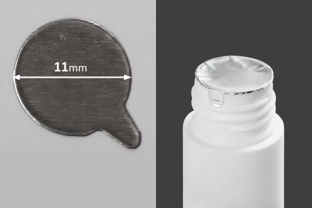 Srebrna samolepljiva aluminijumska zaptivka 11mm - 70 kom-1