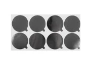 Srebrna samolepljiva aluminijumska zaptivka 50mm - 8 kom Srebrna samolepljiva aluminijumska zaptivka 50mm - 8 kom
