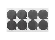 Srebrna samolepljiva aluminijumska zaptivka 54mm - 15 kom Srebrna samolepljiva aluminijumska zaptivka 54mm - 15 kom
