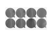 Srebrna samolepljiva aluminijumska zaptivka 57mm - 8 kom Srebrna samolepljiva aluminijumska zaptivka 57mm - 8 kom