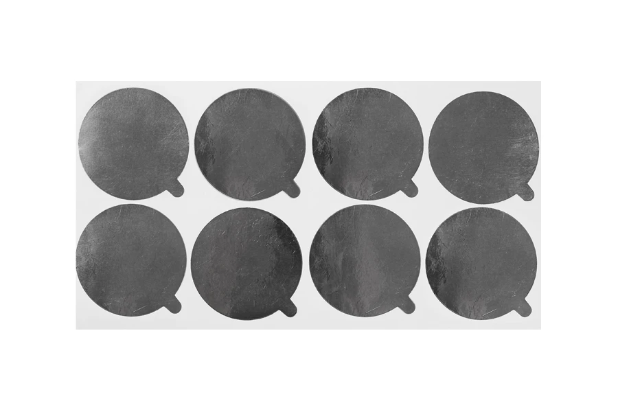 Srebrna samolepljiva aluminijumska zaptivka 58mm - 15 kom Srebrna samolepljiva aluminijumska zaptivka 58mm - 15 kom
