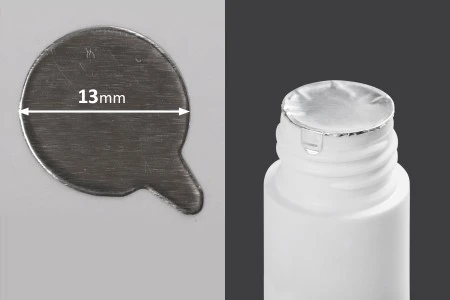 Srebrna samolepljiva aluminijumska zaptivka 13mm - 98 kom-1