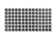 Srebrna samolepljiva aluminijumska zaptivka 13mm - 98 kom Srebrna samolepljiva aluminijumska zaptivka 13mm - 98 kom
