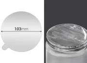 Srebrna samolepljiva aluminijumska zaptivka 103mm - 3 kom-slika_proizvoda