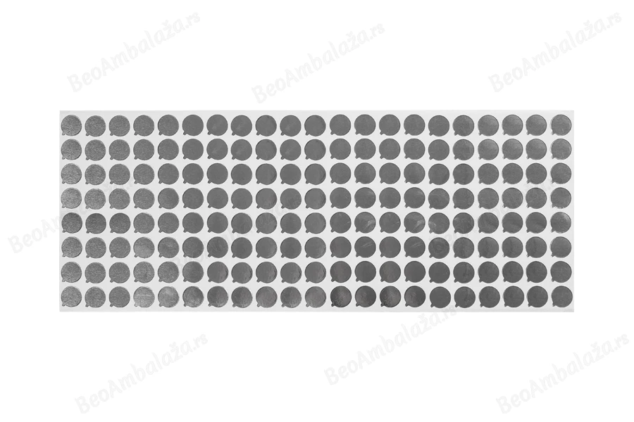 Srebrna samolepljiva aluminijumska zaptivka 14mm - 168 kom-dimenzije_slike