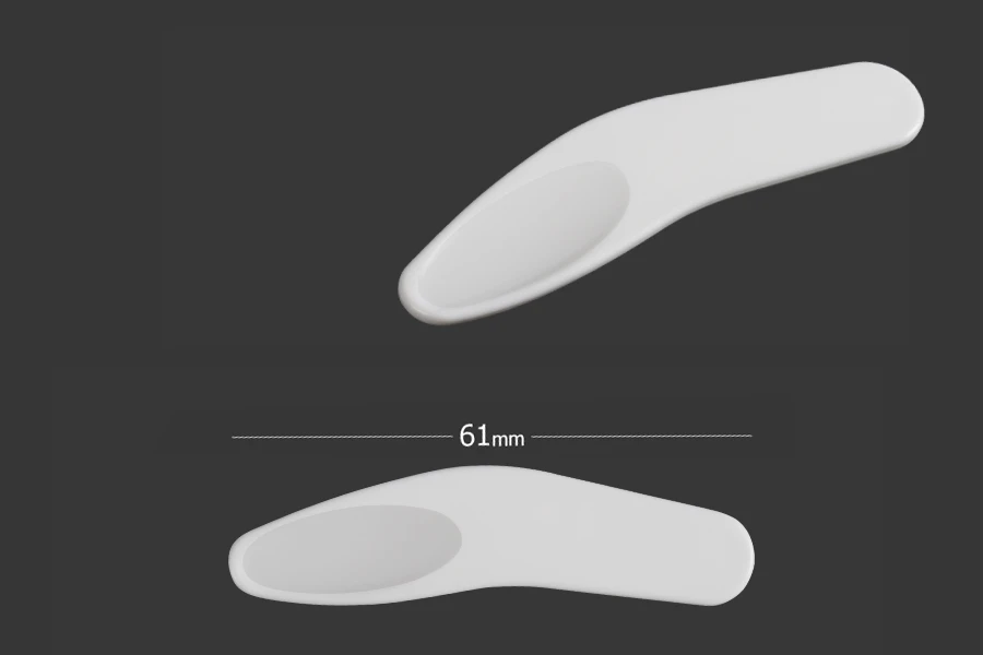 Plastična spatula za kremu (PE) bela 61 mm - 24 kom Plastična spatula za kremu (PE) bela 61 mm - 24 kom