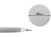 Beli penasti PE međupoklopac 34mm- 100kom-slika_proizvoda