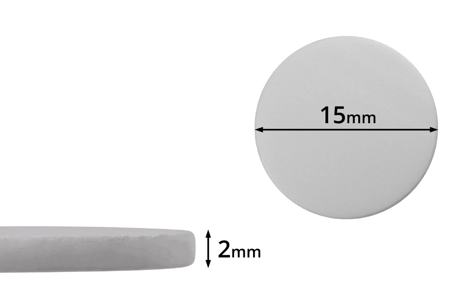 Beli penasti PE međupoklopac 15mm- 100kom Beli penasti PE međupoklopac 15mm- 100kom