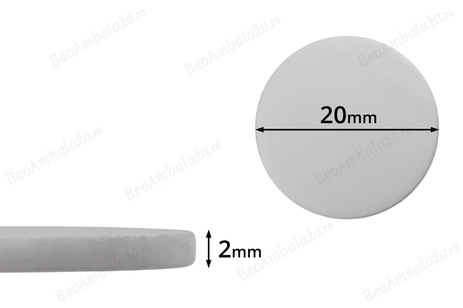 Beli penasti PE međupoklopac 20mm- 100kom-slika_proizvoda