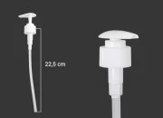 Plastična bela pumpica 28/410 za kreme ili šampone sa sigurnosnim mehanizmom Plastična bela pumpica 28/410 za kreme ili šampone sa sigurnosnim mehanizmom-dimenzije_slike