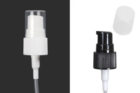 Plastična crna ili bela pumpica PP20 za kreme sa providnim zatvaračem-1