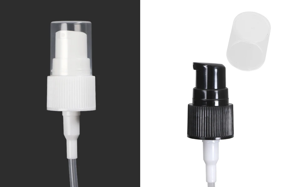 Plastična crna ili bela pumpica PP20 za kreme sa providnim zatvaračem Plastična crna ili bela pumpica PP20 za kreme sa providnim zatvaračem-slika_proizvoda