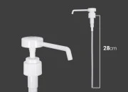 Plastična bela pumpica 24/410