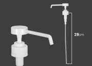 Plastična bela pumpica 28/410 sa sigurnosnim mehanizmom Plastična bela pumpica 28/410 sa sigurnosnim mehanizmom