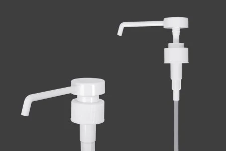 Plastična bela pumpica 28/410 sa sigurnosnim mehanizmom-1