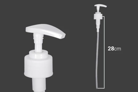 Plastična bela pumpica 28/410 za kreme sa sigurnosnim zatvaranjem-2