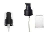 Plastična MAT crna pumpica PP24 za kreme sa providnim akrilnim zatvaračem Plastična MAT crna pumpica PP24 za kreme sa providnim akrilnim zatvaračem-slika_proizvoda