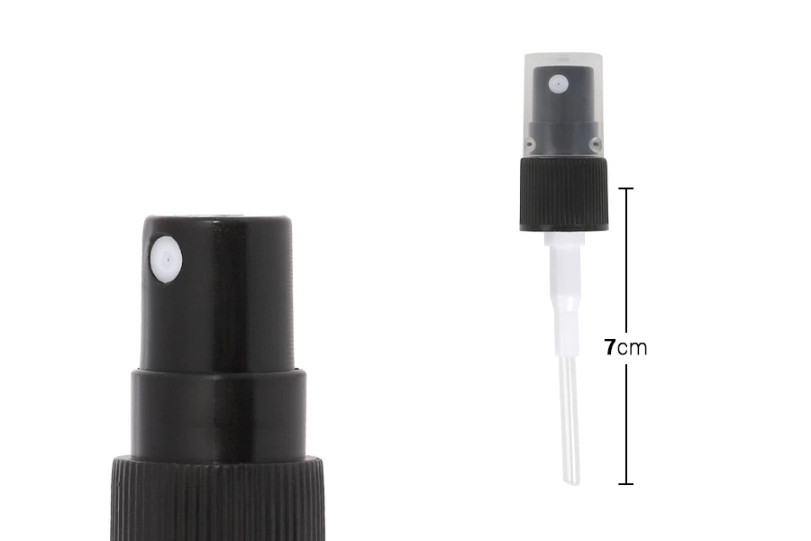 Plastični sprej PP16 u crnoj boji sa providnim zatvaračem-dimenzije_slike