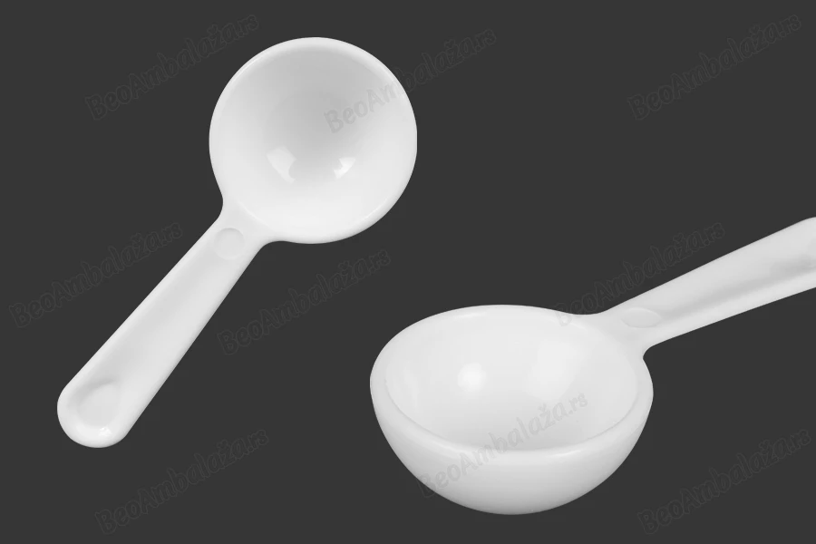 Plastična bela kašičica 5ml (79mm) za merenje-dimenzije_slike