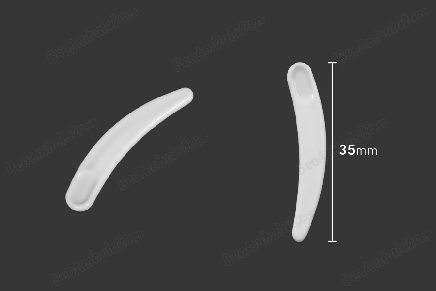 Plastična bela PE spatula 35mm za kreme - 24 kom-slika_proizvoda