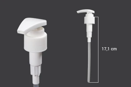 Plastična bela pumpica 24/410 sa zaštitnim mehanizmom-2