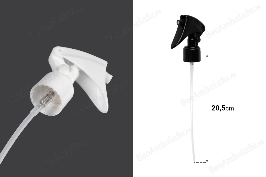 Plastični rasprskivač 24/410 sa zaštitnim mehanizmom-dimenzije_slike