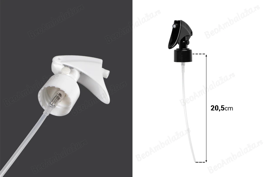 Plastični rasprskivač 28/410 sa zaštitnim mehanizmom-dimenzije_slike