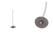 Pamučni voskirani fitilj dužine 40mm sa metalnom podlogom za sveće - 50 kom