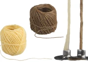 Pamučni fitilj za sveće sa premazom sojinog voska - klupko 60 metara, prečnik 1 mm-slika_proizvoda