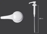 Plastična pumpica (dozator) 5 mL za posude sa otvorom 38/400 Plastična pumpica (dozator) 5 mL za posude sa otvorom 38/400