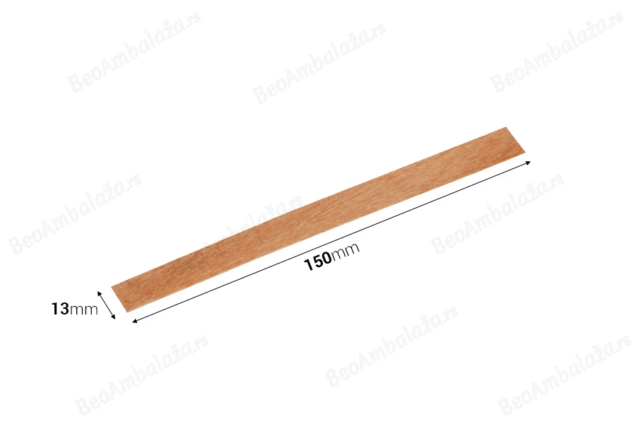 Drveni fitilj 13x150mm sa metalnom osnovom za sveće - 25 kom-dimenzije_slike