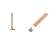 Drveni fitilj 13x60 mm sa metalnom osnovom za sveće - 25 kom Drveni fitilj 13x60 mm sa metalnom osnovom za sveće - 25 kom