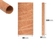 Drveni cilindrični fitilj 10x120 mm sa metalnom osnovom za sveću - 25 kom-dimenzije_slike