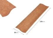Drveni fitilj 20x120 mm sa metalnom osnovom za sveće - 25 kom Drveni fitilj 20x120 mm sa metalnom osnovom za sveće - 25 kom