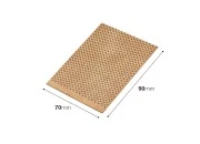 Drveni fitilj 70x90 mm sa metalnom osnovom za sveće - 5 kom Drveni fitilj 70x90 mm sa metalnom osnovom za sveće - 5 kom