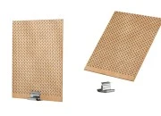 Drveni fitilj 70x90 mm sa metalnom osnovom za sveće - 5 kom Drveni fitilj 70x90 mm sa metalnom osnovom za sveće - 5 kom