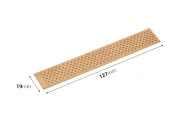 Drveni fitilj 19x127 mm sa metalnom osnovom za sveće - 5 kom Drveni fitilj 19x127 mm sa metalnom osnovom za sveće - 5 kom