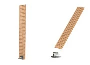 Drveni fitilj 25x152 mm sa metalnom osnovom za sveće - 5 kom Drveni fitilj 25x152 mm sa metalnom osnovom za sveće - 5 kom