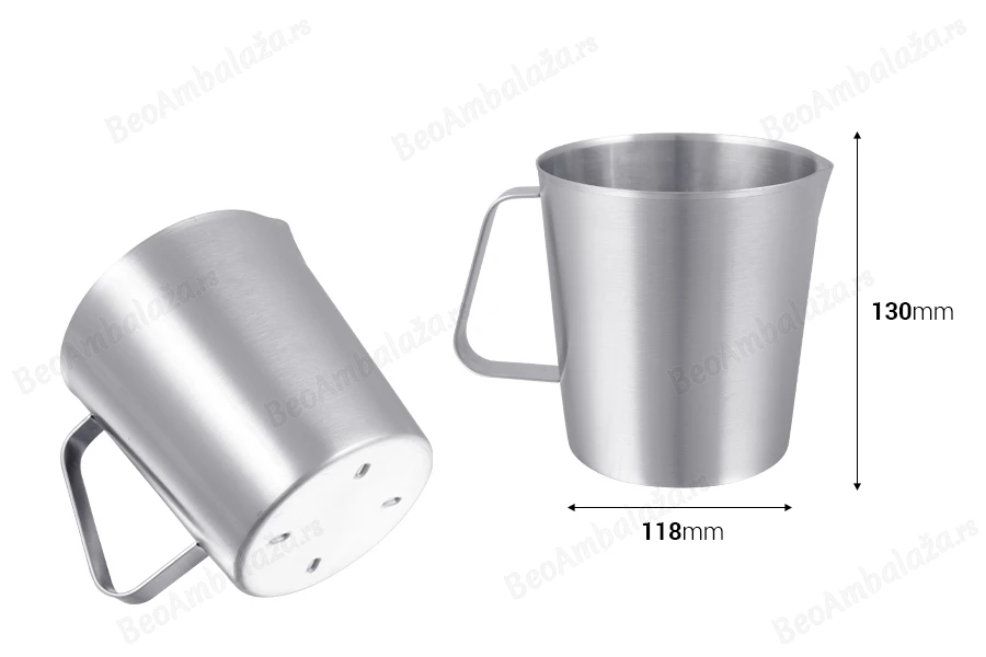 Posuda od nerđajućeg čelika (Inox) sa menzurom i drškom 1000mL-dimenzije_slike