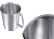 Posuda od nerđajućeg čelika (Inox) sa menzurom i drškom 2000mL-grupa_slika