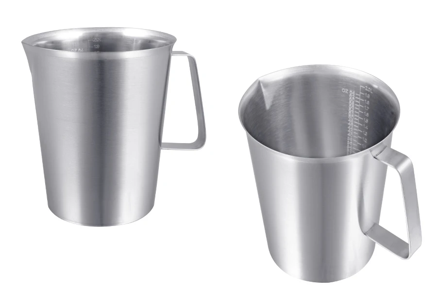 Posuda od nerđajućeg čelika (Inox) sa menzurom i drškom 2000mL-slika_proizvoda