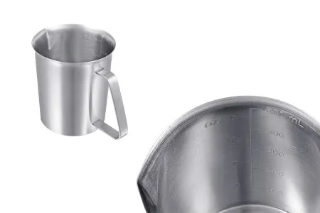 Posuda od nerđajućeg čelika (Inox) sa menzurom i drškom 500mL-4